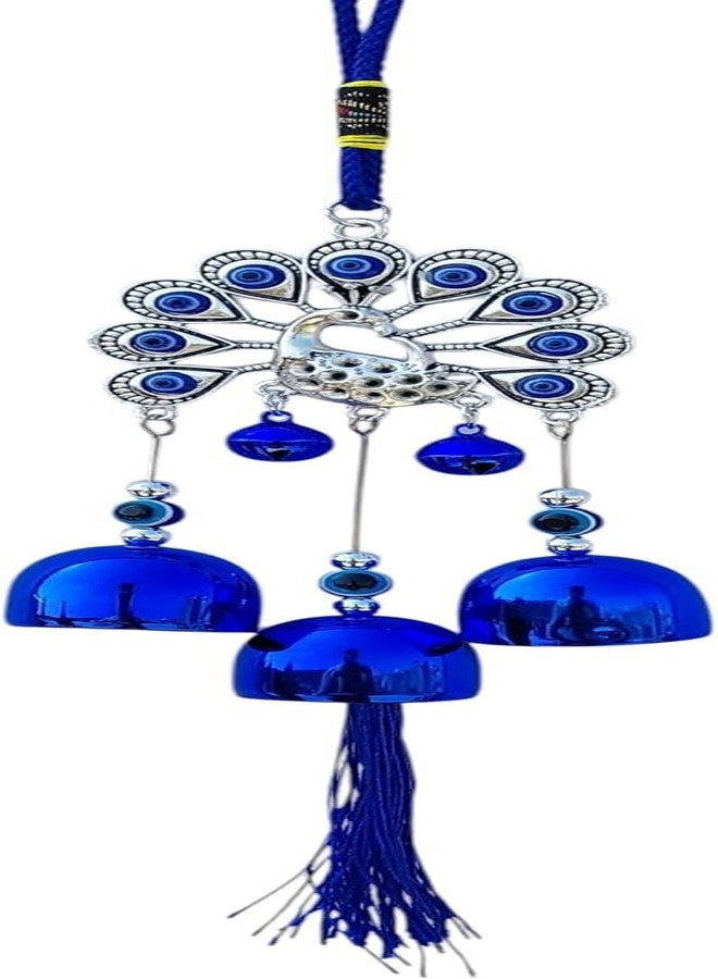 ARTISKRITI Evil Eye Hanging for Home House Entrance Door, Car, Peacock Decoration Items for Home Decor Nazar Battu for Shop Office Living Room, Housewarming Gift, Set of 2 - Image 4